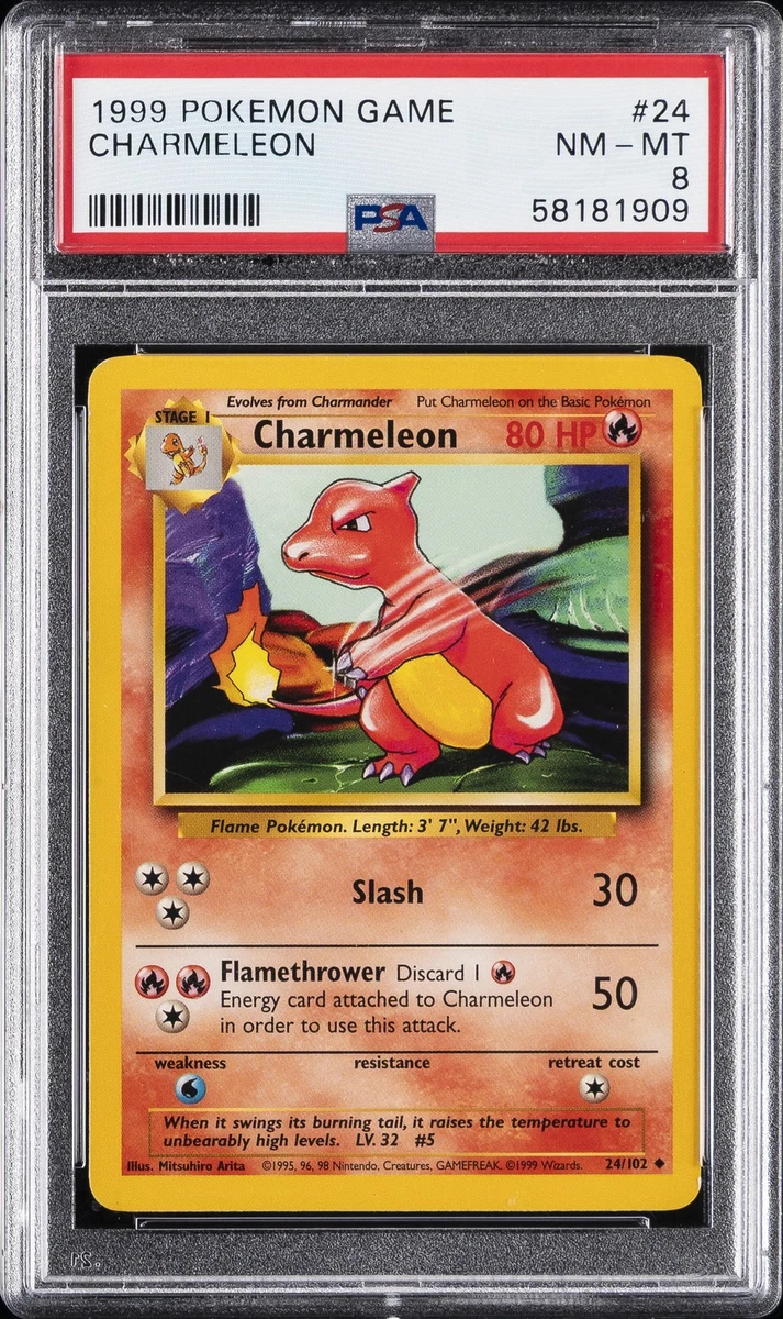 rare charmeleon pokemon card Pokémon TCG Base Set Charmeleon Grade 8 Individual Collectible Card Game  Cards for sale