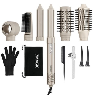 Airstyler 6 in 1 Lockenstab Auto-Wrap Ionen Föhn, 7MAGIC, für besondere Anlässe