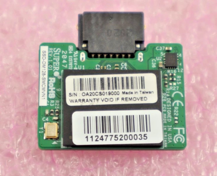 Supermicro SSD-DM128-SMCMVN1 128GB 6Gb/s SATA DOM MLC Internal Solid State Drive - Image 2 of 3