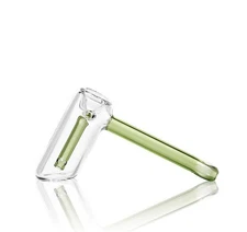 GRAV® Mini Hammer Bubbler, 5” Bubbler Pipe, Travel Or At Home Piece, GREEN