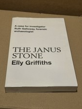 The Janus Stone - Elly Griffiths PB 1st Edition Signed & Dated Book + Quote