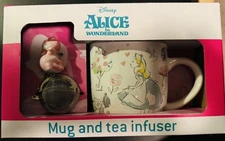 Zrike Brands Disney Alice in Wonderland Mug and Tea Infuser New in Box