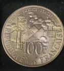 FRANCE - FRANCE 100 Francs 1985 - Emile Zola KM # 957 Silver