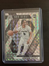 Stephon Castle - NBA Debut Mosaic Prizm RC - ...