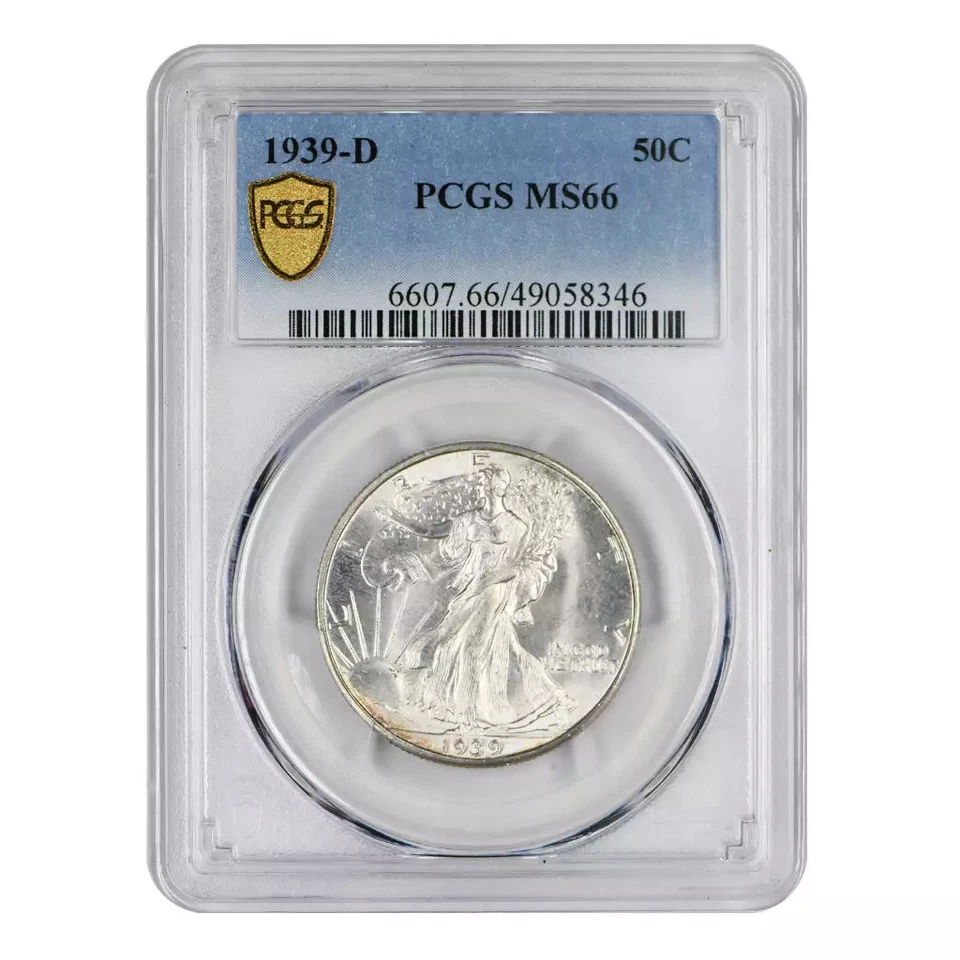 1939-D Walking Liberty Half Dollar PCGS MS-66 - Image 3 of 4