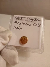 1865 Mexican Gold Coin (Maximiliano Emperador)