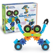 Learning Resources LER9228 Set,gears,robots I...