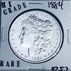 1884 MORGAN SILVER DOLLAR HI GRADE GENUINE U.S. MINT RARE COIN 8753