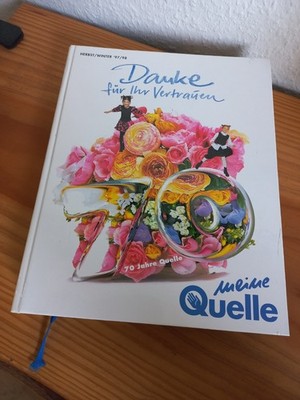 Quelle Katalog Herbst Winter 97 98 1997 1998 Hardcover Versandhaus