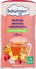 BABYDREAM Tea for babies PEACH RASPBERRY From the 4th month ORGANIC-FREE SHIP