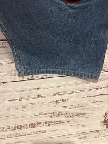 Pantalones de mezclilla bordados de la NBA W32x30 - Ropa de baloncesto ligeramente usada - Imagen 3 de 22