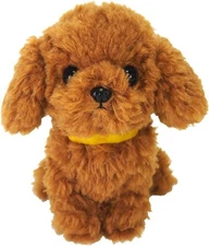 Sun Lemon PUPS! Toy Poodle Brown S 15×8.2×17.4cm Stuffed Dog P-5912 From JAPAN
