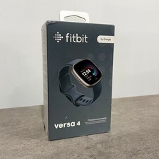 Fitbit Versa 4 Activity Tracker - Waterfall Blue/Platinum