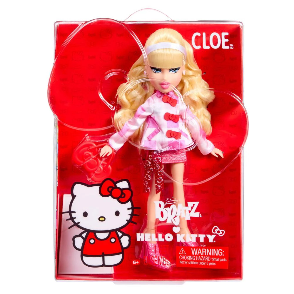 Bratz x Hello Kitty Cloe Sanrio Fashion Doll with Pink Plaid O | eBay