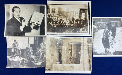 Charles Lindbergh Testifying + Guilty Verdict Trial Press Photo Collection
