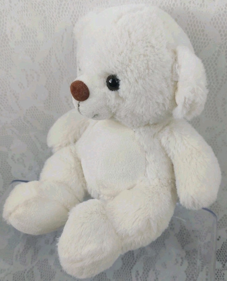 Just For You Teddy Bear Cream Off White Ivory 7" Plush Stuffed Animal Toy Doll  thumbnail 5