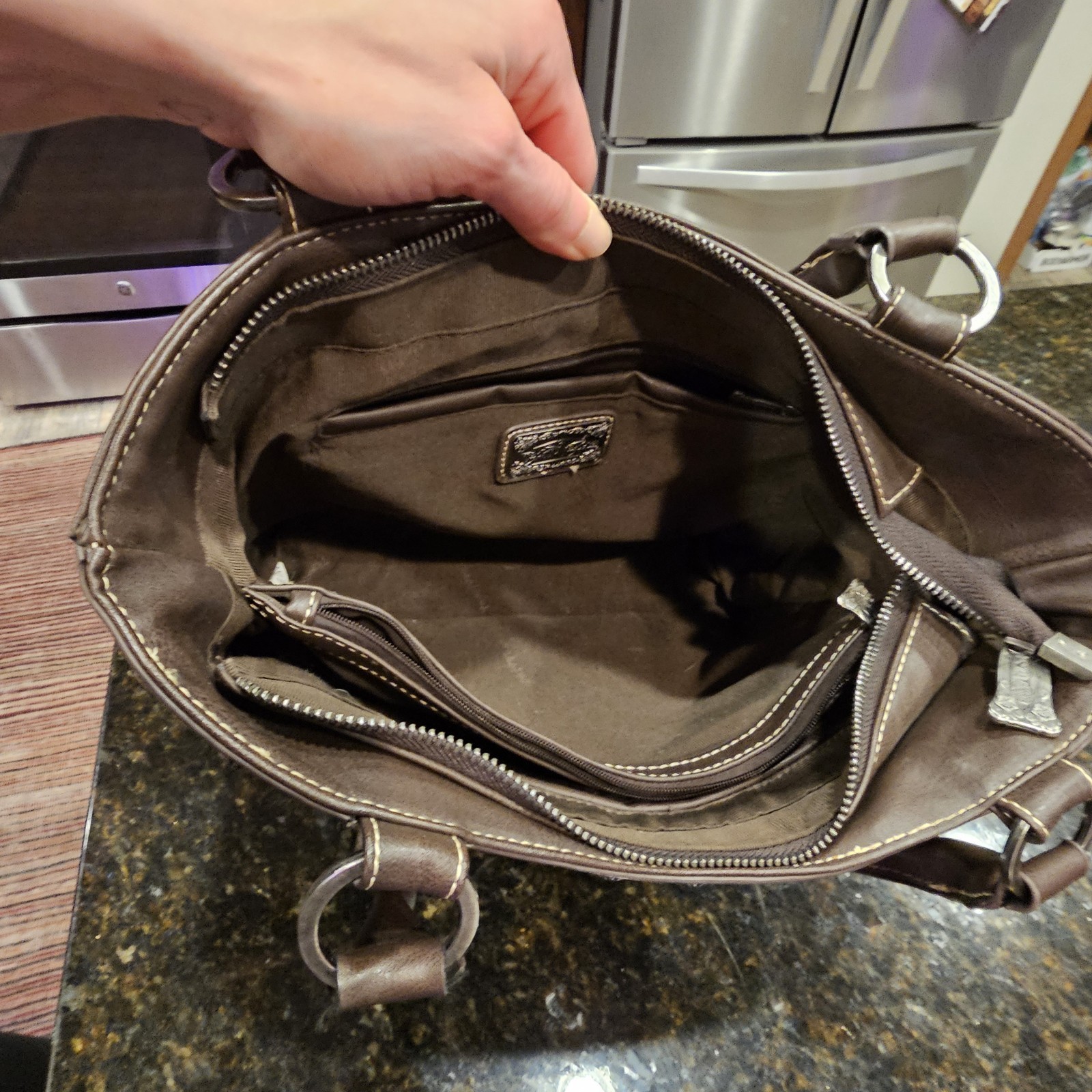 Trinity Ranch Western Studded Embossed Floral Sho… - image 11