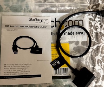 USB3S2SAT3CB Startech Connect A 2.5in Sata Hard Drive To Your Computer Using A P