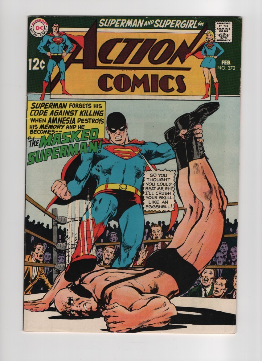 Action Comics #372, 1969, Beautiful, The Masked Superman