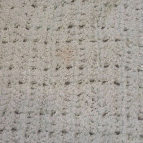 Gehäkelte Handarbeit helltürkis Baby/Puppendecke/Stiefel/Motorhaube/und Pullover - Bild 12 von 12