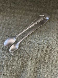 Vintage “800 Silver” sugar, ice, olive tongs.  44.85 grams .  German origin.