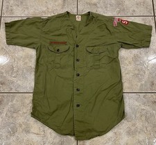 VTG Youth Large Boy Scouts Of America Sanforized Official Uniform Shirt