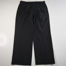 Brooks Brothers 33x30 Charcoal Gray 100 Wool Madison Pleated Mens Pants