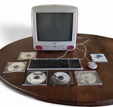 RARE Apple iMac G3 Strawberry 266MHz 96MB RAM 6GB Original HD OS 9.2.2: READ