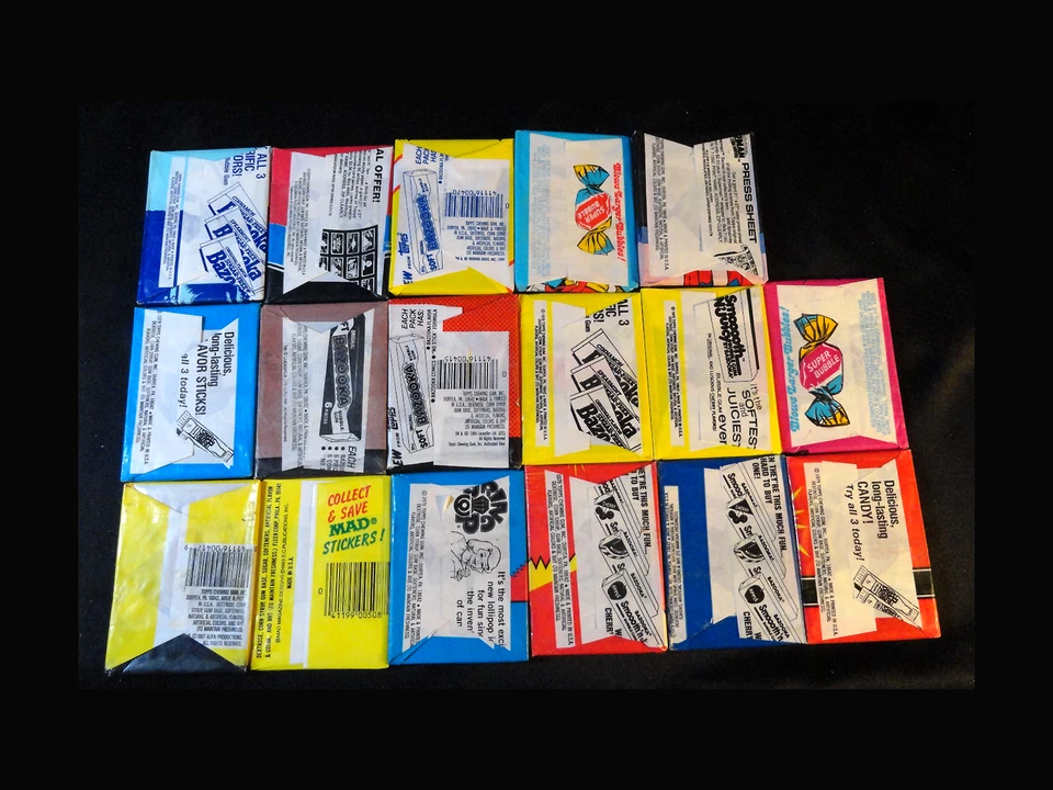 PAQUETES DE CERA DE ENTRETENIMIENTO VINTAGE, TARJETAS Y RECUERDOS AÑOS 60-70-80 Foto 2 de 4