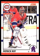 Patrick Roy 1990-91 Score American #10 Montreal Canadiens SEE SCAN! FREE SHIP