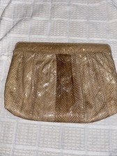 Vintage Beautiful J. Renee Purse Evening Bag Snakeskin Clutch