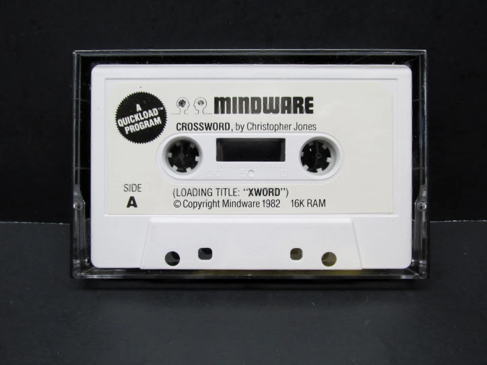 Crossword, Timex Sinclair & Sinclair ZX-81, Mindware 1983, CIB, Never Used - Image 3 of 4