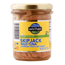 Wild Planet - Skipjack Wild Tuna in Pure Olive Oil in 6.7 oz. jars 