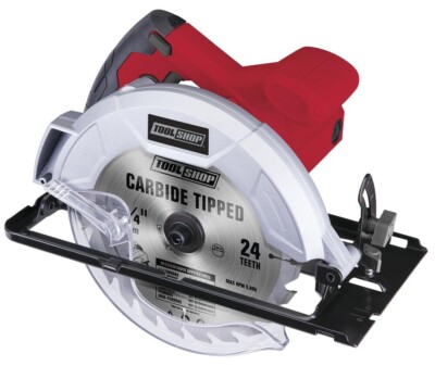 10 Amp Corded 5000 RPM 7.25'' Circular Saw Comfort Grip Handle Trigger Switch