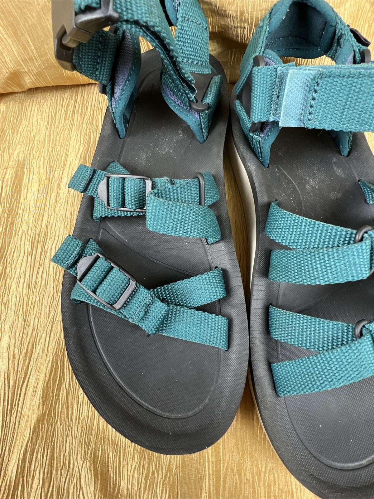 TEVA M ALP PREMIER DEEP TEAL SPORT SANDALS Men’s US8 EUC Water Hike