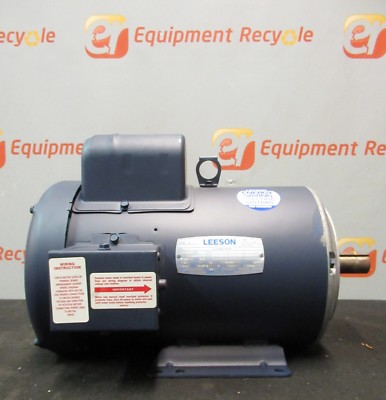 Leeson P184C14FB7C Electric Motor 220 Volt 3 HP PX184T Frame 1440 RPM New