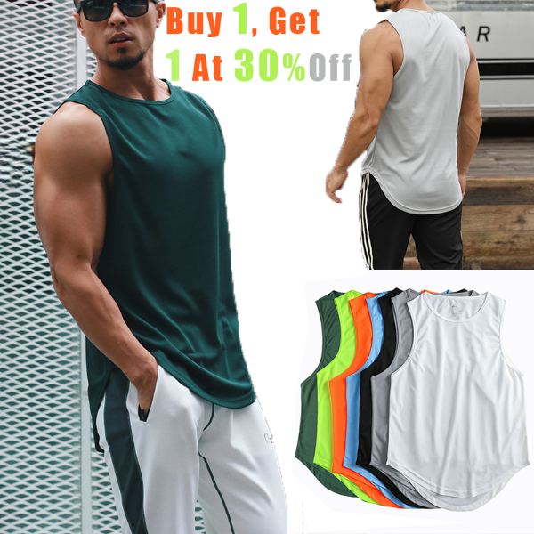 ❀Mens Tank Top Muscle Gym Sleeveless Plain T-Shirts Tee A-Shirt NEW