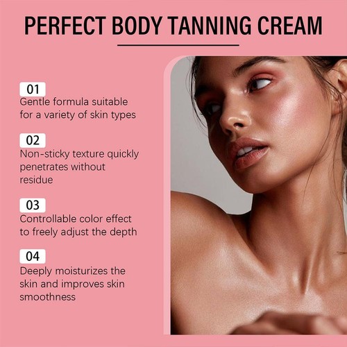 Crema Abbronzante Corpo Perfetta, Acceleratore Abbronzante, Crema Lettino Idratante Z5F2 - Foto 8 di 19