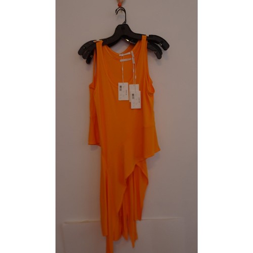 Helmut Lang Women's Asymmetric Tank TOP Apricot NWT 265 Sz XS - Picture 5 of 12