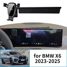 Car Phone Holder for BMW X6 2023 2024 2025 G06 GPS Gravity Bracket