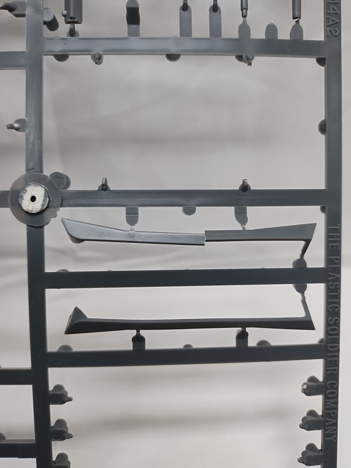 (2) The Plastic Company Sherman M4 A2 Sprue Bits And Pieces 1/72 Scale