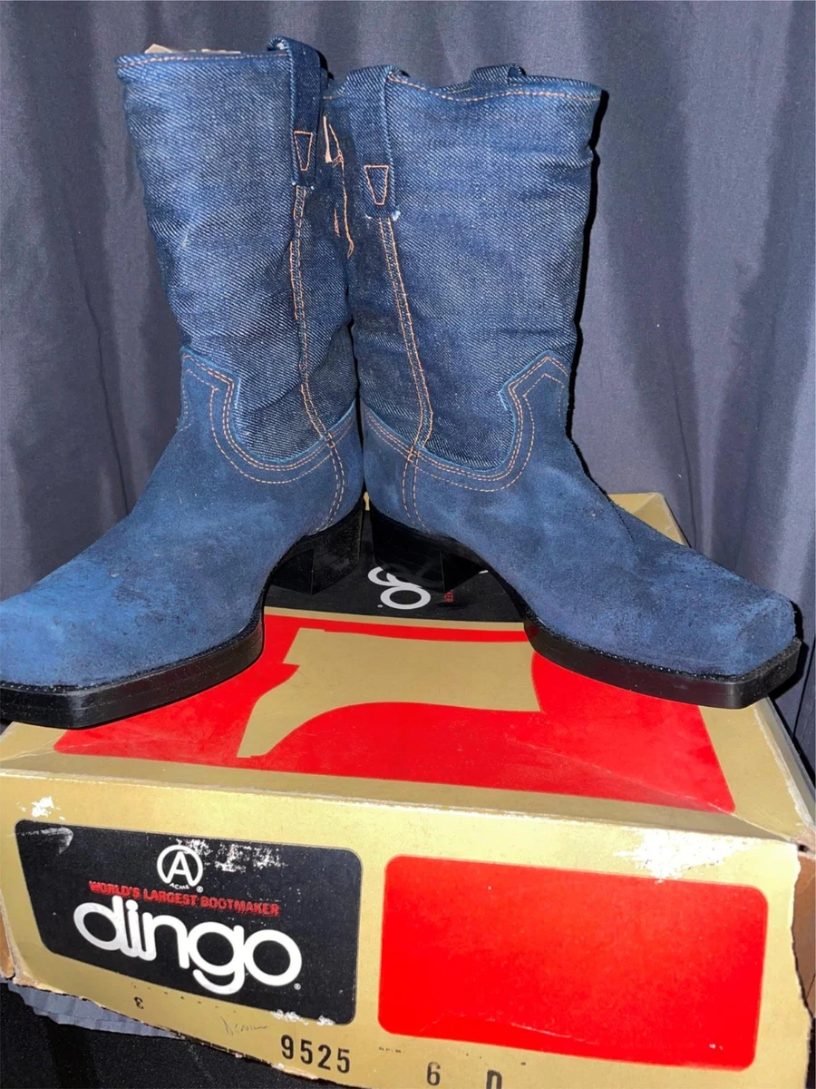 Blue hotsell jean boot