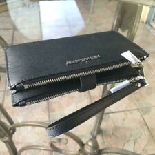 Michael Kors Jet Set Leather Wallet Black for sale online | eBay