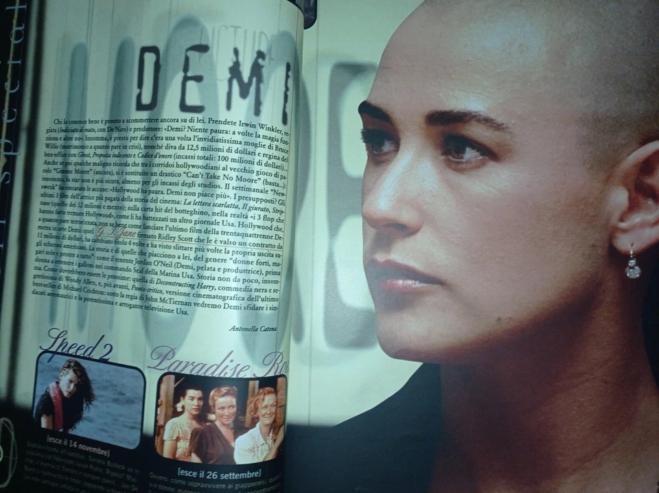 Max Rivista Settembre 1997 1998 Claudia Gerini Asia Argento Bjork Anne Heche - Immagine 4 di 4