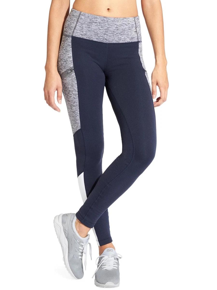 Athleta Blue Colorblock Polartec Ski Snow Fitness Pant 5347818