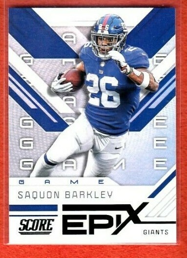 2019 Score Saquon Barkley Epix Game New York Giants  #EG-8