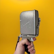 Vintage Soviet Movie Camera Sport-2 LOMO 8mm 1960.s w/Original USSR Battery.RARE