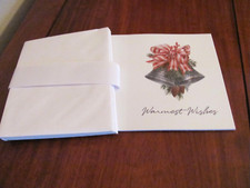 NEW SET OF 10 "WARMEST WISHES" CARDS W/ 10 ENVELOPES  BLANK INSIDE / 10 DESIGNS