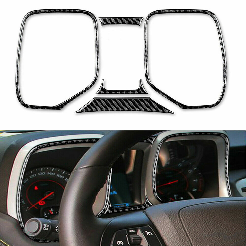 Real Carbon Fiber Interior Dashboard Panel Trim For Chevrolet Camaro 2010–2015 – Genuine Carbon Look