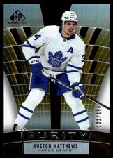 Auston Matthews #P-40 /150 2021-22 SP Game Used Purity Toronto Maple Leafs